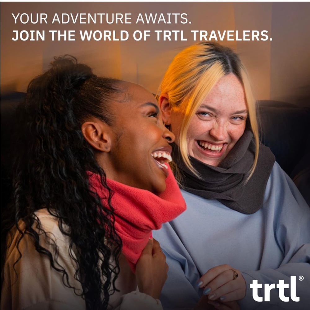 Two TRTL Neck Travel Pillows